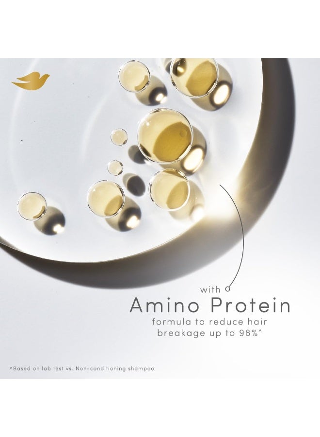 Dove Hair Fall Rescue Shampoo 340 ml|| For Damaged Hair|| Hair Fall Control for Thicker Hair - Mild Daily Anti Hair Fall Shampoo for Men & Women - Image 4